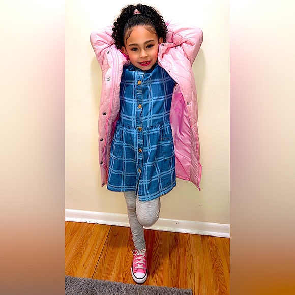 Adorable button-down, Jean dress 🍭 - Picture 1 of 9